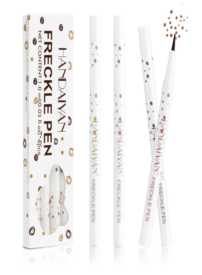 NOKOGMT Freckle Pen 4 PCS Set – 4 Colors (Light Brown, Natural Coffee, Chestnut, Dark Brown) for Natural Looking Fake Freckles – Waterproof, Long Lasting Faux Freckles Makeup Tool - Image 1